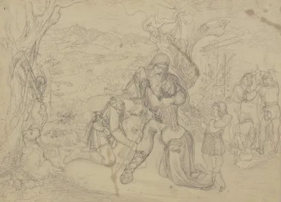Karl Der Grose Findet Eginhart Und Emma