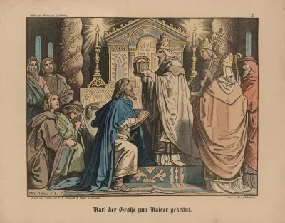 Karl Der Grosse Zum Kaiser Gekront