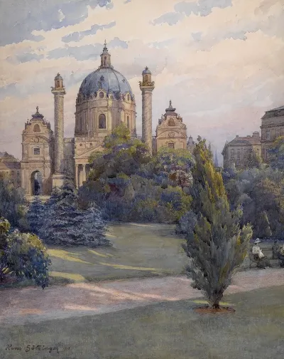 Karlsplatz Und Karlskirche