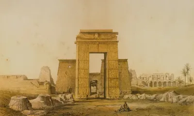 Karnak Vue Prise Du Sud