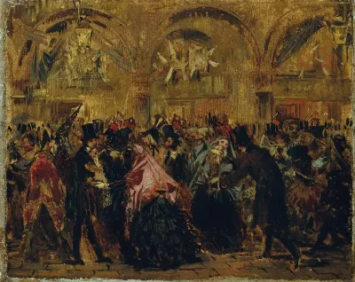 Karneval Auf Dem Markusplatz In Venedig