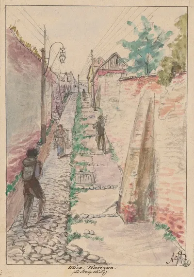 Karowa Street From The Side Of The Vistula River