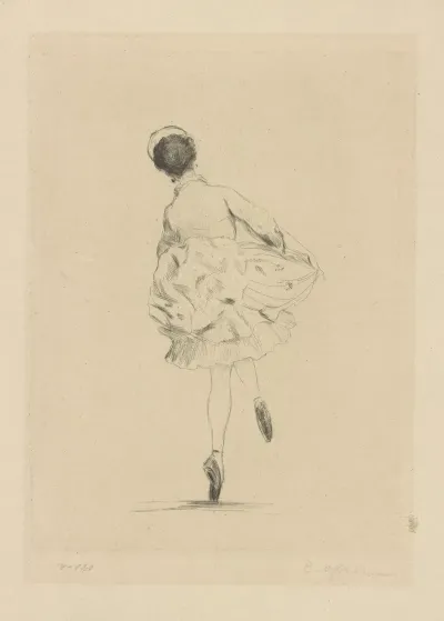 Karsavina In Polka Iii Von Hinten