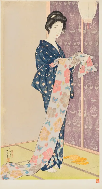 Kaso No Musume Girl In Summer Kimono