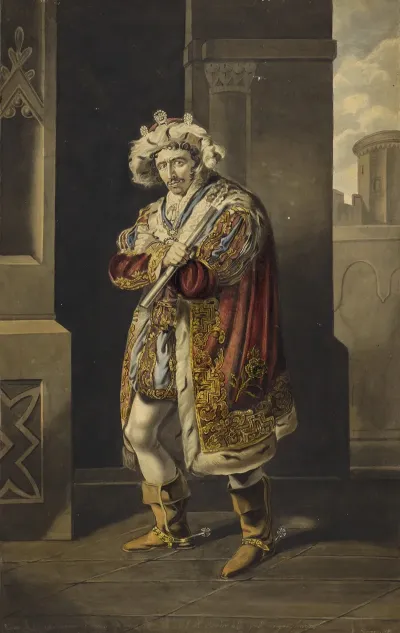 Kean In The Character Of King Richard Iii