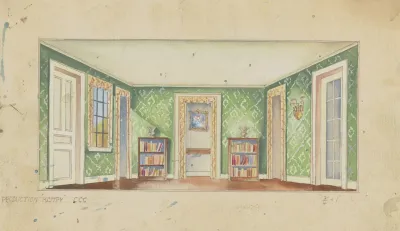 Kempy Sketch No 2a Domestic Interior