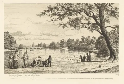 Kensington Gardens On The Long Water