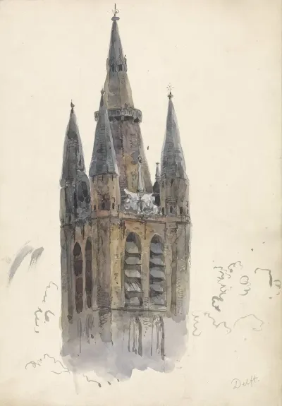 Kerktoren Te Delft