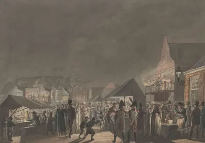 Kermis Op De Botermarkt Te Amsterdam