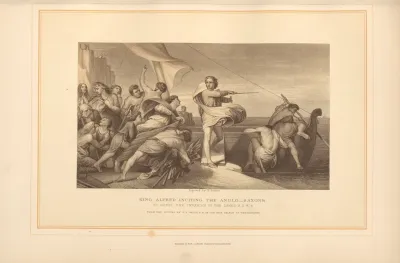 King Alfred Inciting The Anglo Saxons To Repel The Danes G F Watts