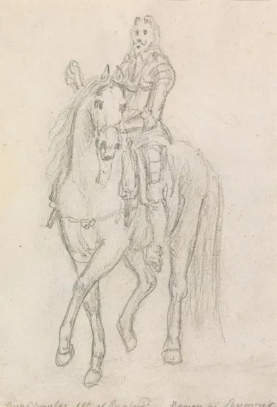 King Charles I Of England Mounted