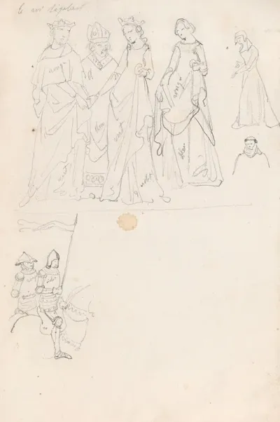 King Dagobert I And Other Figures