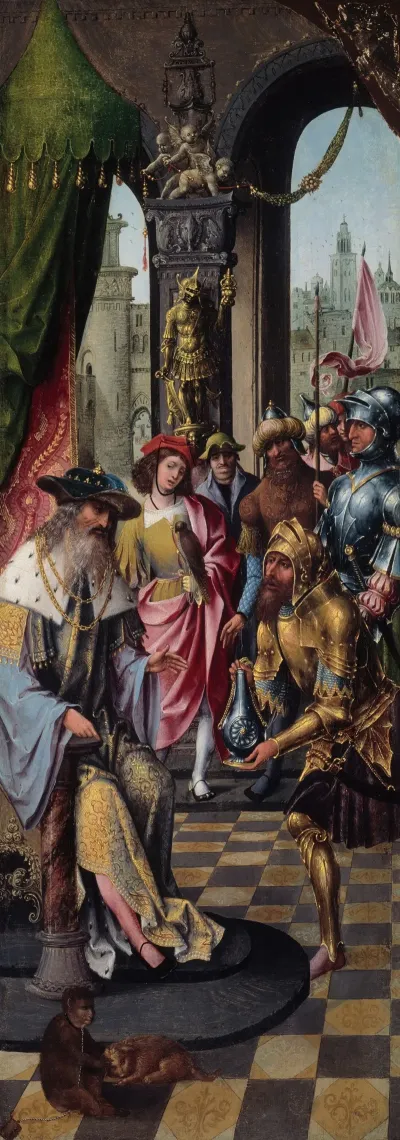 King David Receiving The Cistern Water Of Bethlehem