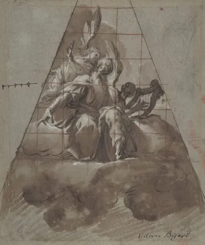 King David With Angels