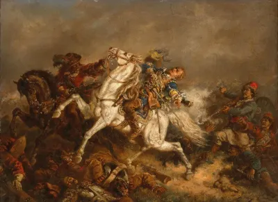 King Gustav Ii Adolf Of Sweden 1594 1632 At The Battle Of Lutzen