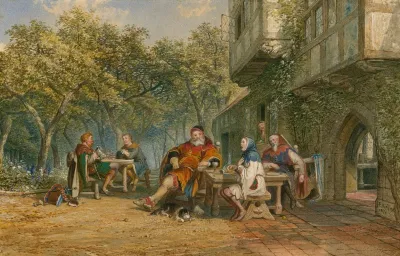 King Henry Iv Pt 2 Act V Scene Iii Silence Singing At Justice Shallows House In Gloucestershire