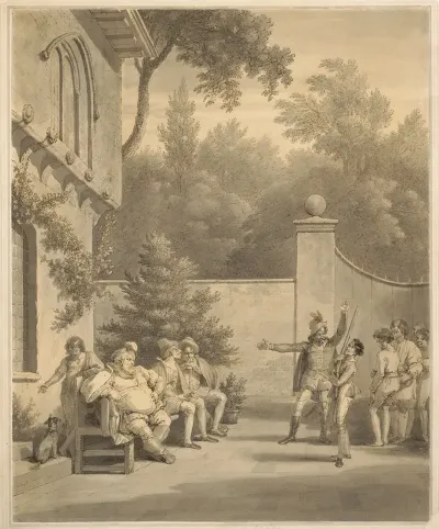 King Henry Iv Pt 2 Iii 2 Falstaff Selecting His Troops