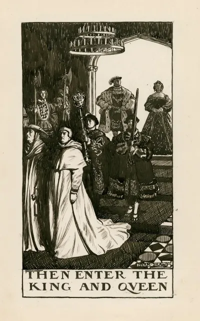 King Henry Viii Then Enter The King And Queen Act Ii Scene Iv