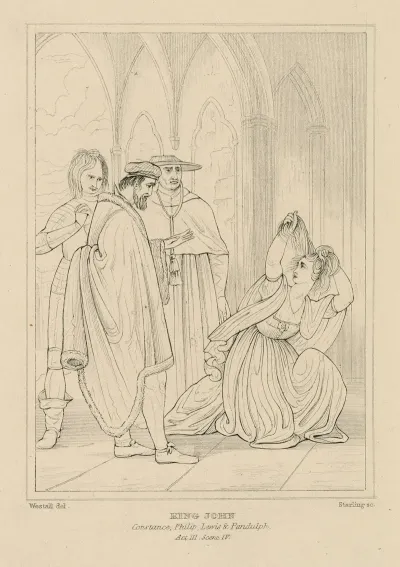 King John Constance Philip Lewis Pandolph