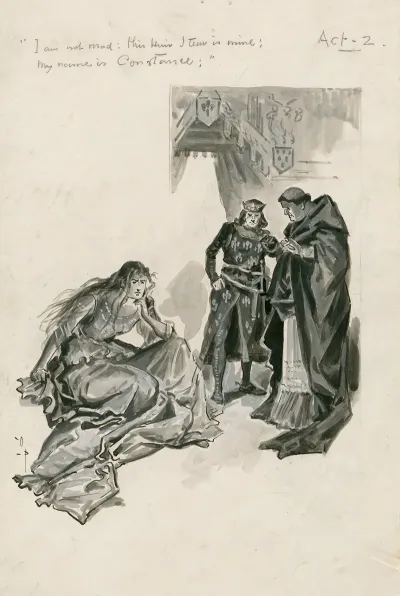 King John Iii 4 I Am Not Mad This Hair I Tear Is Mine My Name Is Constance