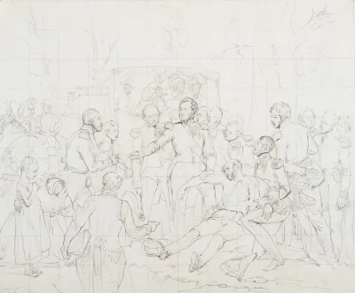 King Louis Philippe Tending His Courier Vernet