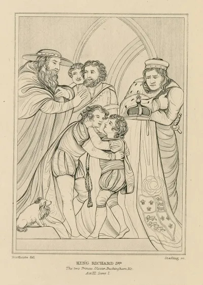 King Richard Iii Act 3 Scene 1 The Two Princes Dukes Of Gloster Buckingham C