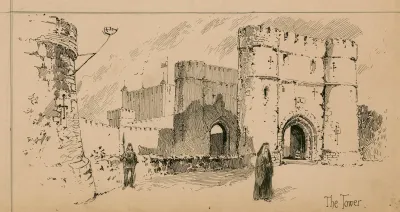 King Richard Iii The Tower Performed At The Globe Theatre March 23 1889