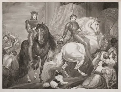 King Richard The Second Act V Scene Ii The Entrance Of King Richard Bolingbroke Into London