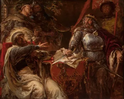 King Wladyslaw Lokietek Breaks Negotiations With The Teutonic Knights