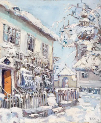 Kirchberg B Kremsmunster Im Schnee