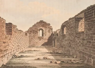 Kirkeruin Pa Gronland Illustration Til W A Graah Undersogelsesrejse Til Ostkysten Af Gronland