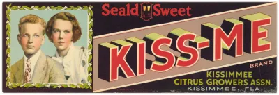 Kiss Me Brand Citrus Label 2