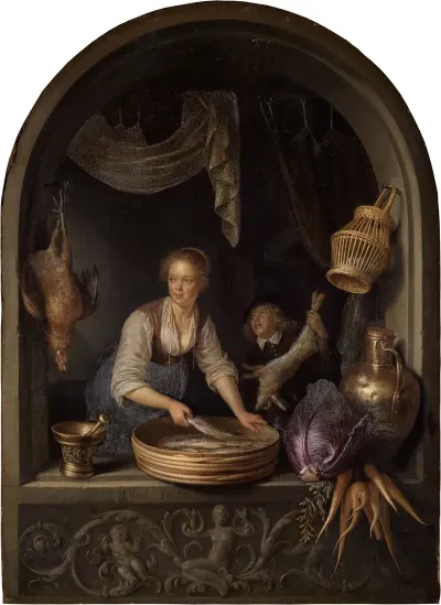 Kitchen Maid At The Window