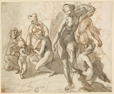 Kizze Einer Figurengruppe