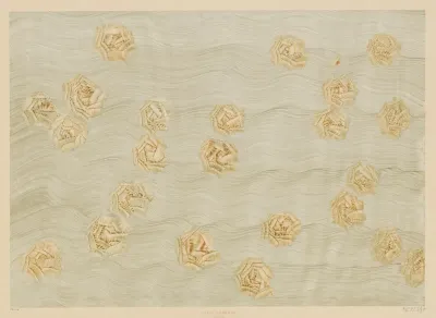 Kleisterpapier Mit Blutenmotiven 2