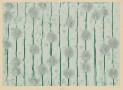 Kleisterpapier Mit Blutenmotiven