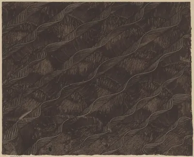 Kleisterpapier Mit Verdrangungsdekor 3