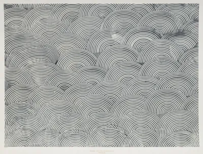 Kleisterpapier Mit Verdrangungsdekor 4