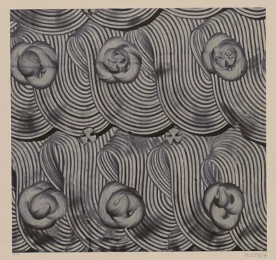 Kleisterpapier Mit Verdrangungsdekor 5