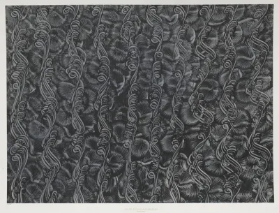 Kleisterpapier Mit Verdrangungsdekor 9