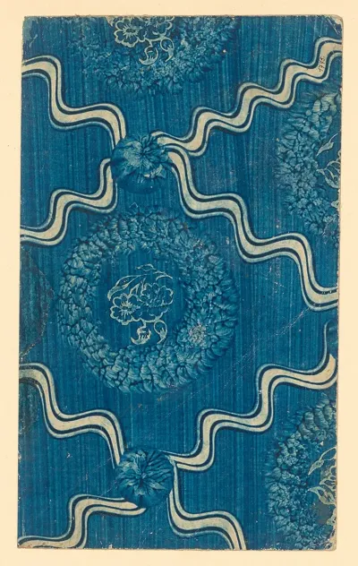 Kleisterpapier Mit Verdrangungsdekor Herrnhuter Art