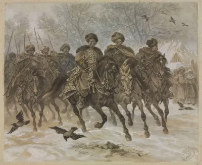 Kmicic Company Illustration For Henryk Sienkiewiczs Novel The Deluge