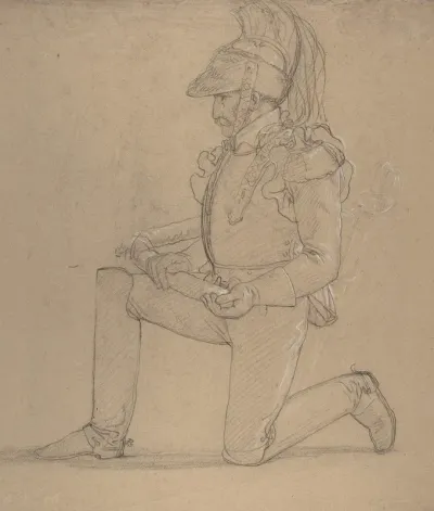 Kneeling Cuirassier