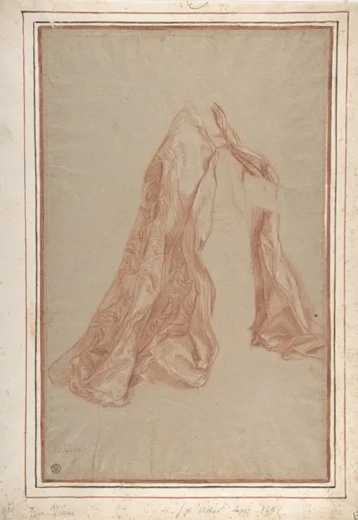 Kneeling Figure Wearing A Cope