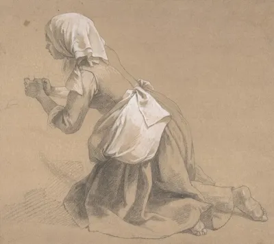 Kneeling Milkmaid