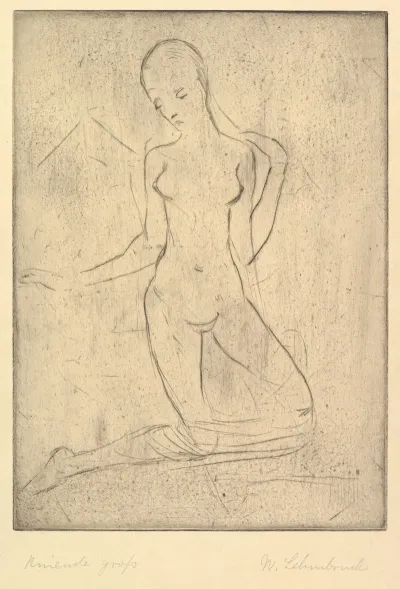 Kneeling One Kneide Gros