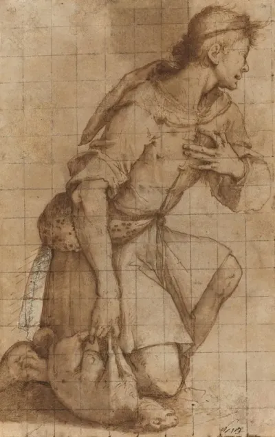 Kneeling Shepherd