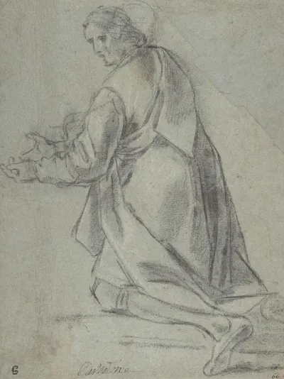 Kneeling Youth Facing Left