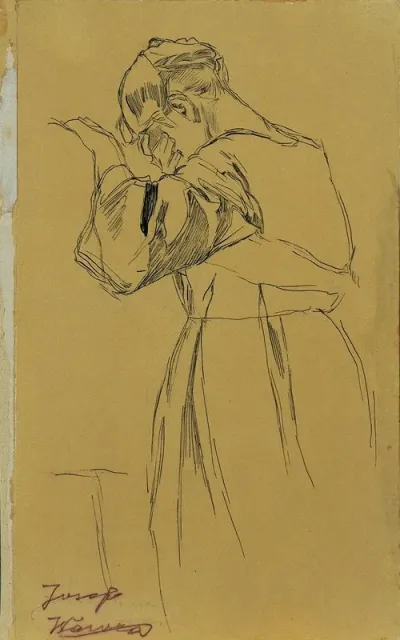 Knieende Weibliche Figur