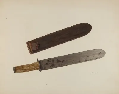 Knife And Sheath